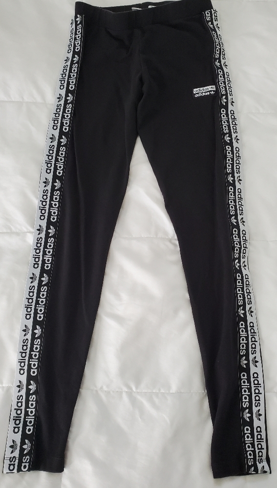 Adidas logo leggings size S